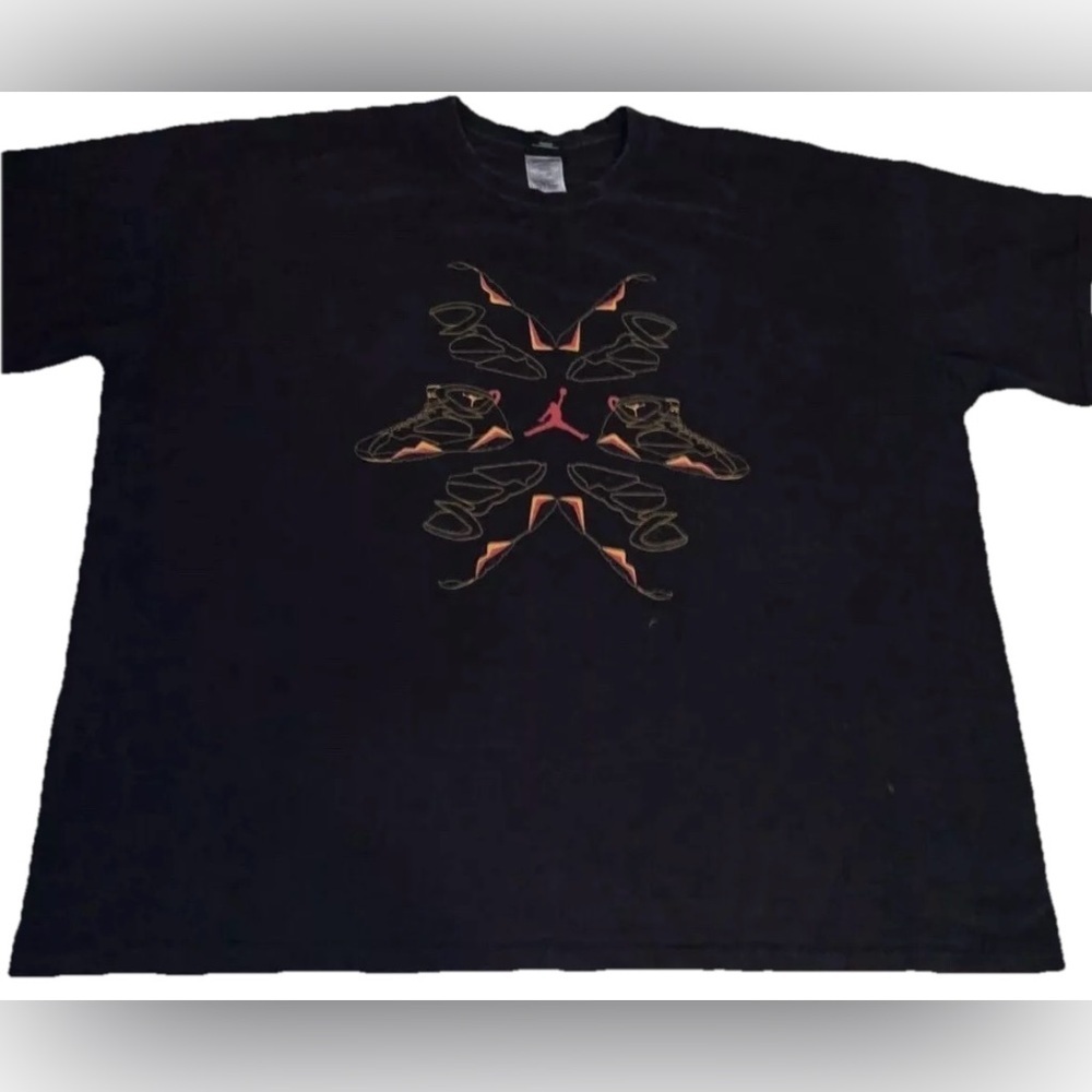 Vintage Rare Nike Jordan 7 Shirt Retro Release Promo Shirt Size 3XL Vintage Tag